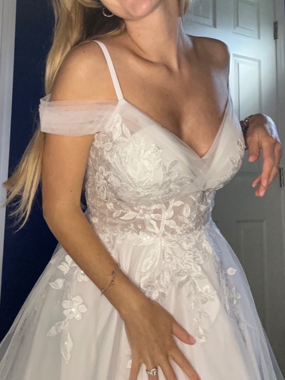 Brand new wedding white dress maxi